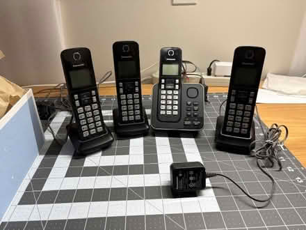 Photo of free Telephone system w/ 4 handsets (High House and Davis) #1