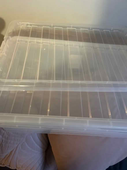 Photo of free Two large plastic storage boxes (Stevenage) #2