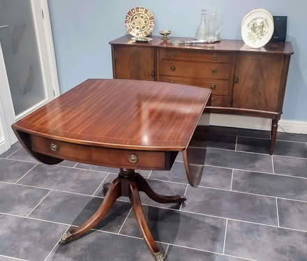 Photo of free Reproduction Regency-Style Dining Room Table and Sideboard (Darley Hillside DE4) #1