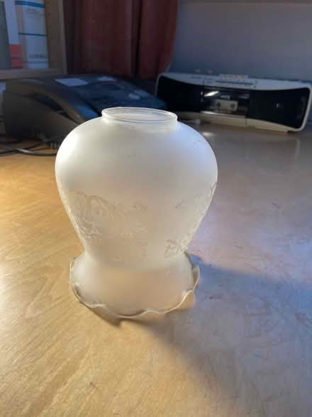 Photo of free Small glass lampshade (Simonstone BB12) #1