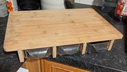Photo of free Chopping board with boxes (CM12) #1