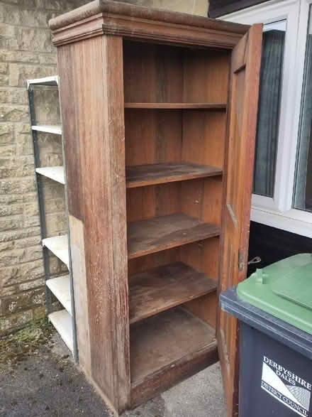 Photo of free Wooden wardrobe (Tinkersley DE4) #2