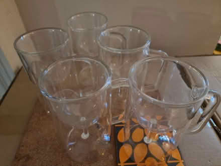 Photo of free Novelty wine glasses x5 (Lewisham SE13) #1