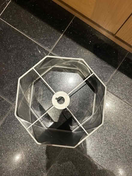 Photo of free Hexagonal grey lamp shade (Moss Side PR26) #2