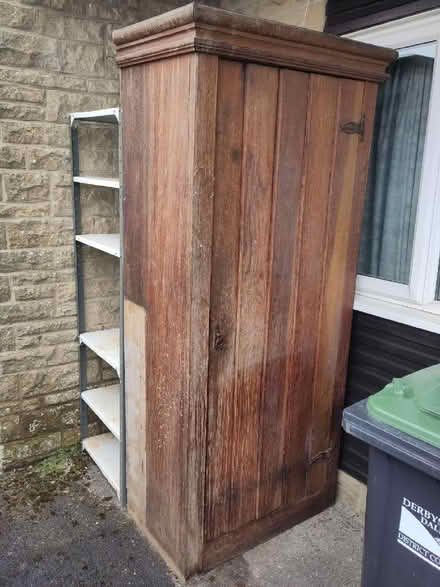 Photo of free Wooden wardrobe (Tinkersley DE4) #1