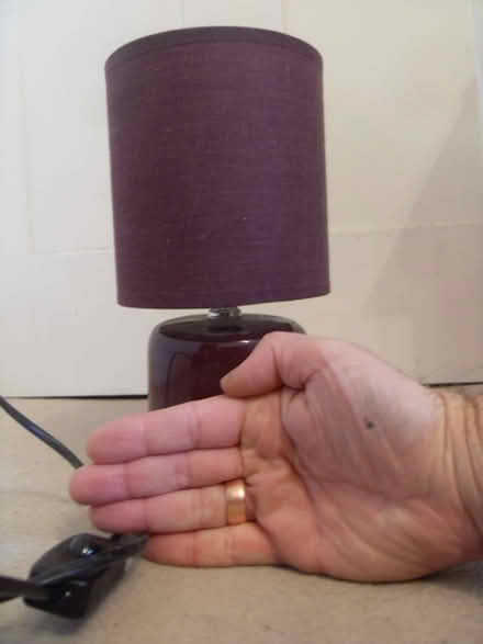 Photo of free Small Purple Bed Side Lamp (Cainscross GL5) #1