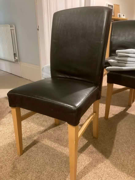 Photo of free Six padded dining chairs and covers (North Kelvinside G20) #4