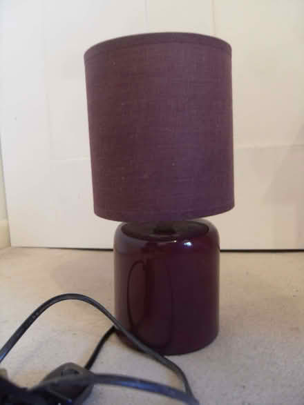 Photo of free Small Purple Bed Side Lamp (Cainscross GL5) #2