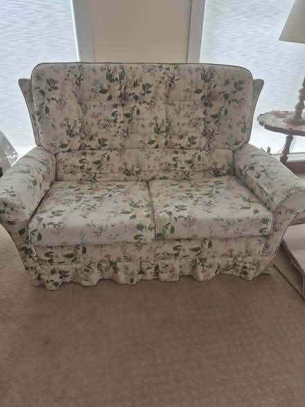 Photo of free Floral couch and 2 armchairs (Glen iris) #2