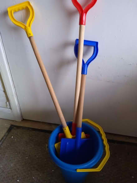 Photo of free Child's buckets and spades (Lychpit RG24) #1