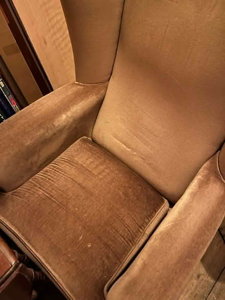 Photo of free Velvet Wing Back Chair (Ladywell SE13) #2