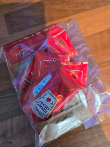 Photo of free Ketchup saches (West Croydon CR0) #1