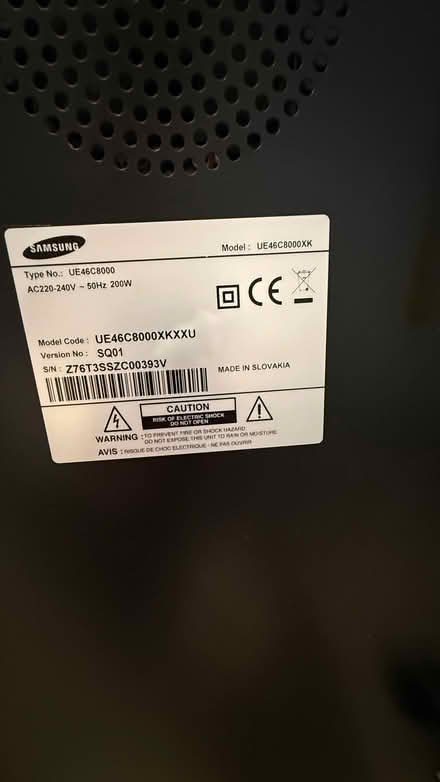 Photo of free Samsung 46” LED tv NOT WORKING (New Brighton CH45) #3