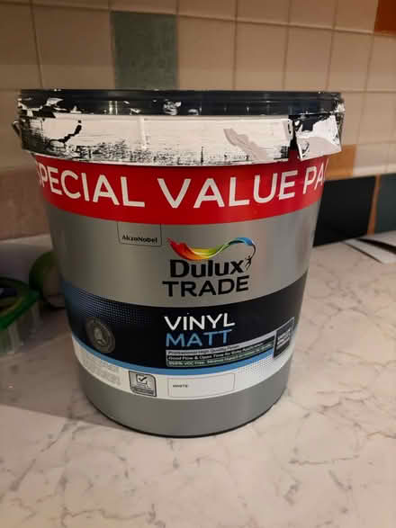 Photo of free Matt white emulsion paint (Palmers Green/ Edmonton N18) #1