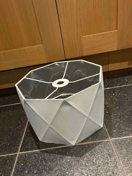 Photo of free Hexagonal grey lamp shade (Moss Side PR26) #1