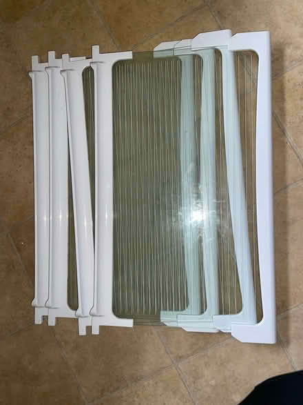 Photo of free 4 glass fridge shelves (Carlisle CA1) #1