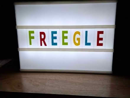 Photo of free Light box with letters & numbers (Kirkby Thore CA10) #1