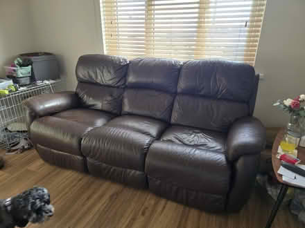 Photo of free Electric Leather recliner (Ely, CF5) #2