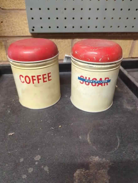 Photo of free Vintage coffee and sugar cans (Mapperley NG3) #1