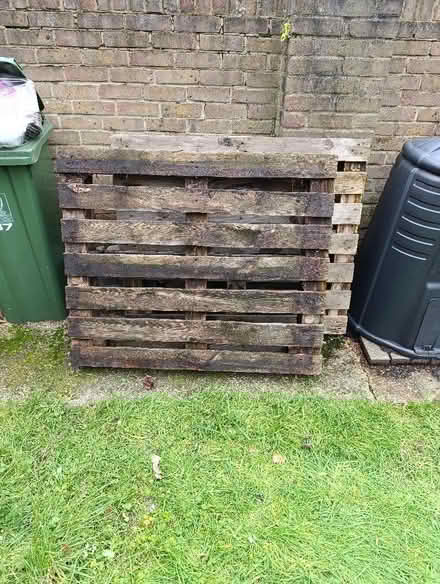 Photo of free 2 wooden pallets (Eastcote HA4) #1