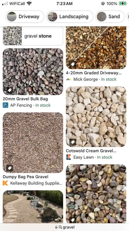 Photo of Gravel/stones/shingle etc (Upper Weston) #1