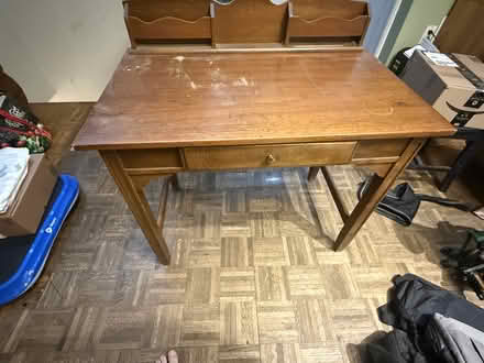 Photo of free Antique desk, solid wood (Windsor Terrace, Brooklyn) #2