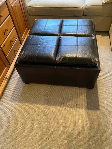 Photo of free Black Ottoman (Tiburon) #1