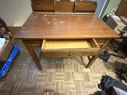 Photo of free Antique desk, solid wood (Windsor Terrace, Brooklyn) #1