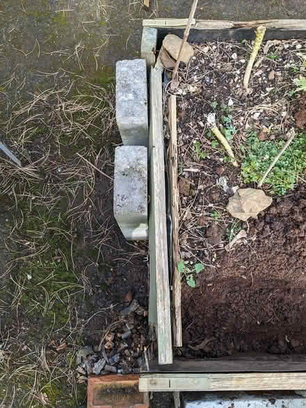 Photo of Pieces of wood to fix raised bed (PL4 Greenbank) #2