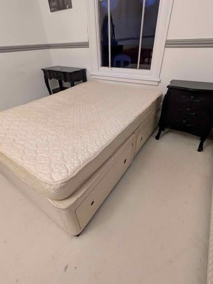 Photo of free Double divan bed with separate headboard (Park Central B15) #4
