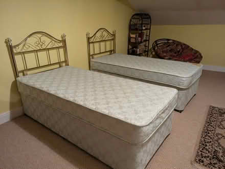 Photo of free Two single divan beds (Park Central B15) #1