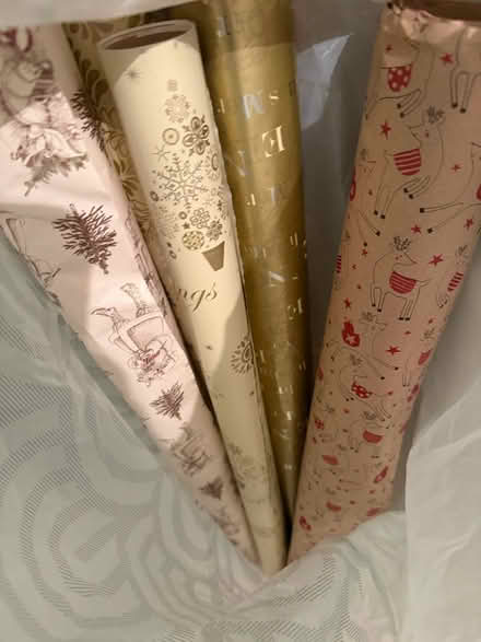 Photo of free 5 x opened Christmas Paper rolls (Horsham) #1