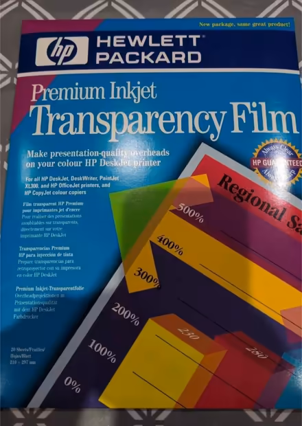 Photo of free Pack of Transparency Film (Harmans water, Bracknell, RG12) #1