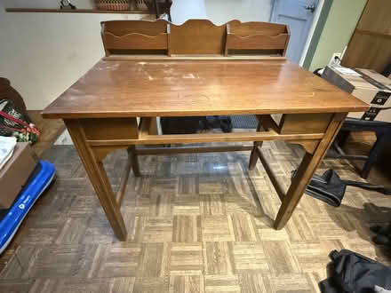 Photo of free Antique desk, solid wood (Windsor Terrace, Brooklyn) #4