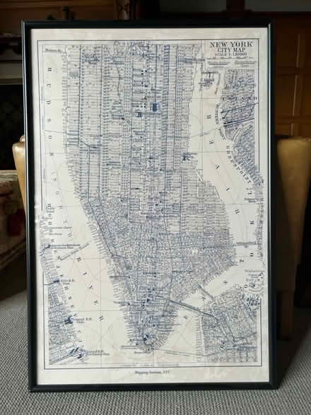 Photo of free Large New York City map (South Holmwood RH5) #1