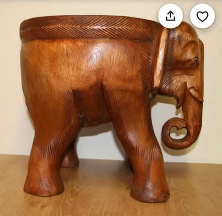 Photo of Wooden Elephant Stool (Bexleyheath DA6) #2