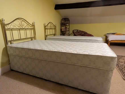 Photo of free Two single divan beds (Park Central B15) #4