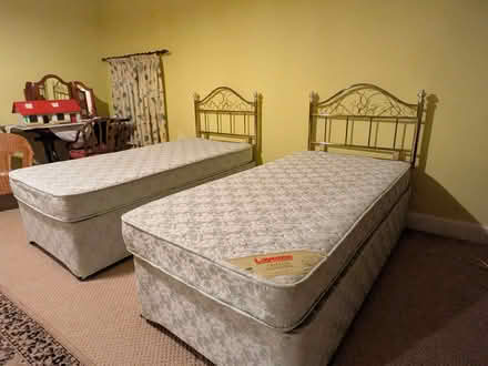 Photo of free Two single divan beds (Park Central B15) #3