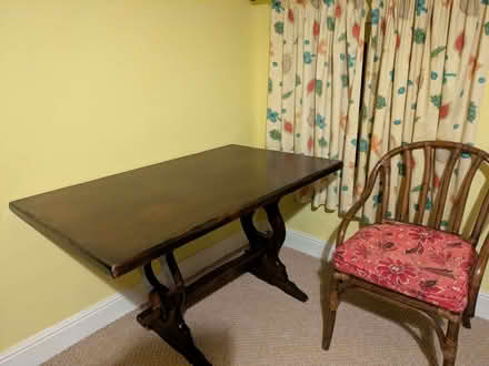 Photo of free Dark wood table (Park Central B15) #3