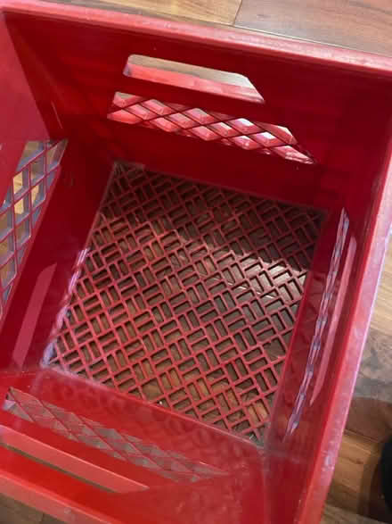 Photo of free Vintage milk crate (Jeanne d’Arc Blvd-Bilberry dr) #2