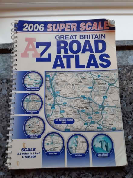 Photo of free Super scale a-z uk road atlas (Barnard's Green WR14) #1