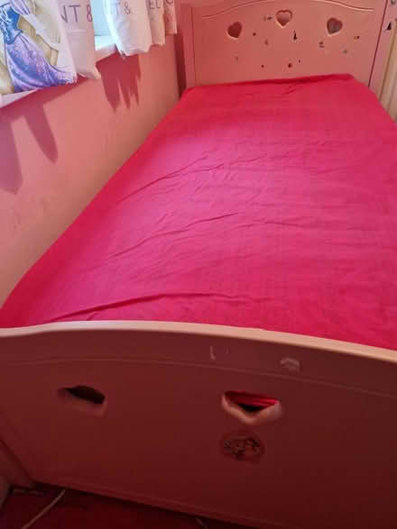 Photo of free Pink bed frame (Bradford BD7) #3