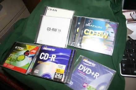 Photo of free misc CD-RW, CD-R & 1 DVD+R (Big Timber & Randall Rd, Elgin) #1