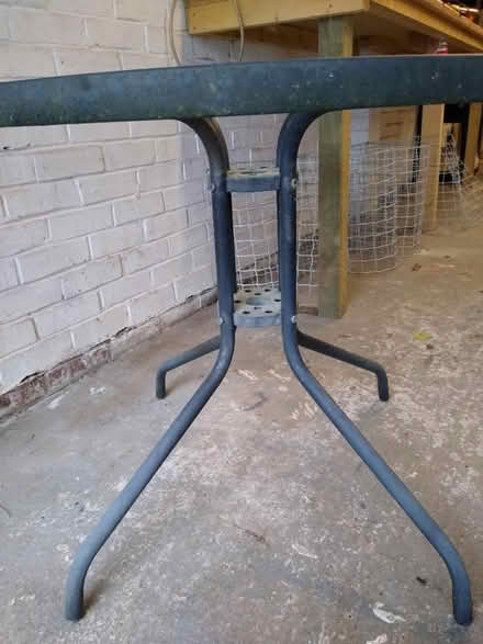 Photo of free Outdoor table with patio umbrella (YO24) #3