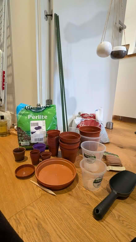 Photo of free Huge assorment of plant pots and supplies. (Finsbury Park N7) #1