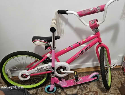 Photo of free Girl's bicycle and scooter (10708) #1