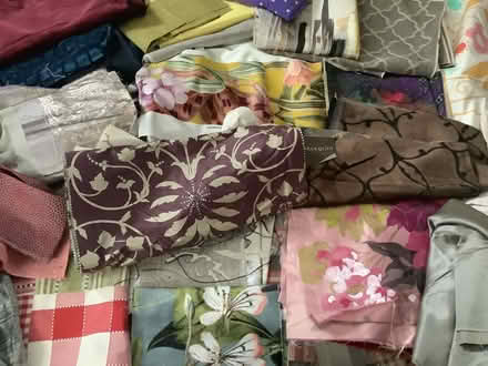 Photo of free Large bag of mixed fabrics useful for crafts (Holme Slack PR2) #1