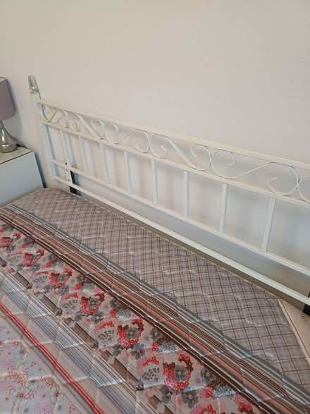 Photo of free Double Bed, Mattress & Headboard (Rainham, Kent - ME8) #3