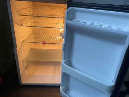 Photo of free Small freestanding Whirlpool fridge (Barnes SW13) #3