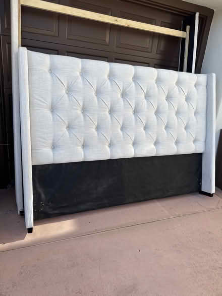 Photo of free King Size Headboard and frame (Tustin Ranch) #1